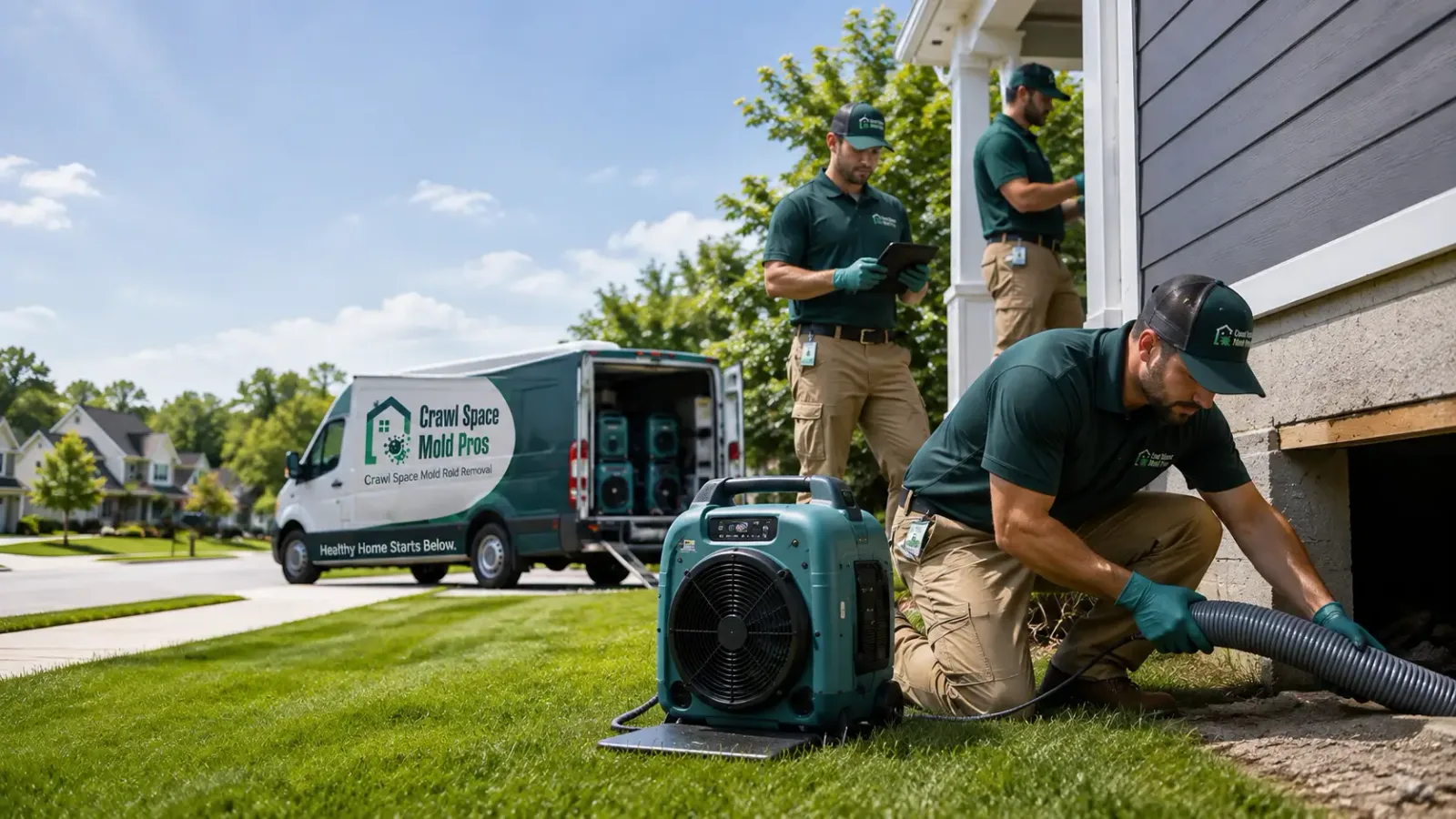 Crawl Space Mold Removal in Mapleton, KS